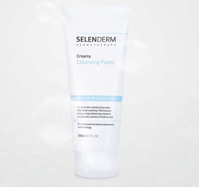 Sữa rửa mặt - Selenderm Creamy cleansing foam 120ml